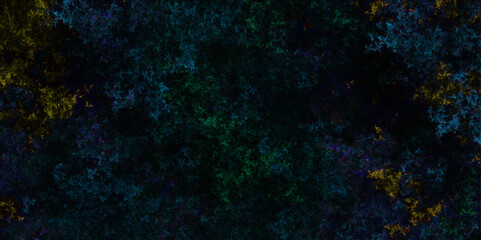 Scattered heavy dark multicolor colored texture grunge texture on a dark sky surface lightning abstract background. Abstract background with multicolor rough grainy stone or concrete wall texture. 