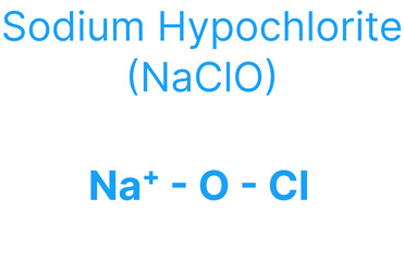 Sodium Hypochlorite (NaClO) Molecular Structure for Chemistry