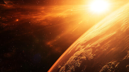 Ozone Layer Depletion Over Earth's Atmosphere