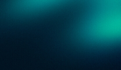 Dark blue black abstract grainy background, glowing vibrant color gradient shape, noise texture poster header banner cover design, copy space