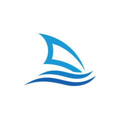 Simple sailboat logo design inspiration