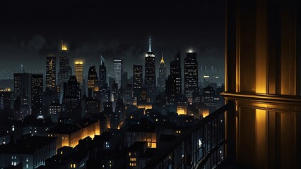 the dark and gritty streets of a steampunk metropolis, where towering clockwork buildings cast long shadows and the air is thick with the scent of coal and oil.