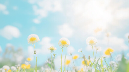 Fototapeta premium 美しいタンポポの花 2