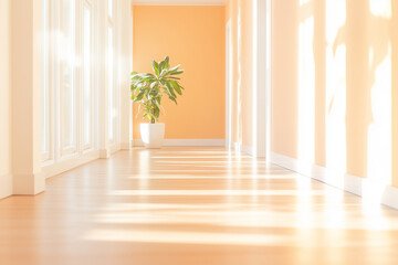 医療施設などの廊下