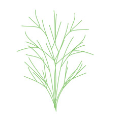 Vector image of a Christmas ornament icon with a white background