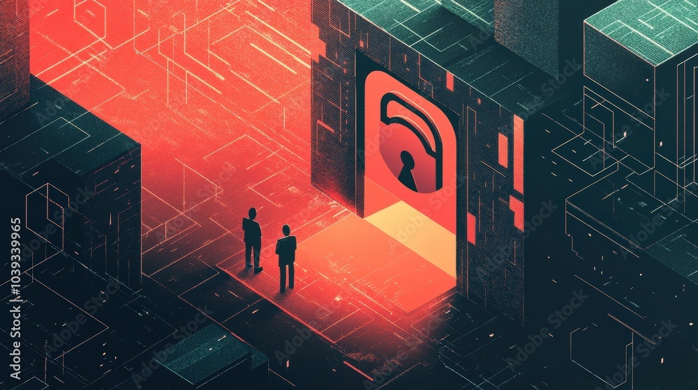 Poster end-to-end encryption secures communication between two parties, ensuring that only they can decrypt