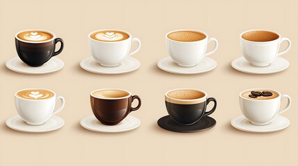 Coffee Collection: Eight Exquisite Cups of Coffee 
