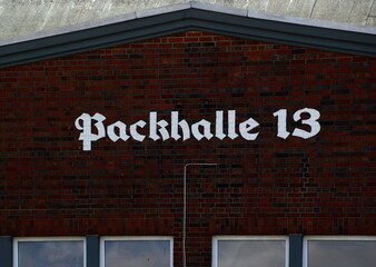 Obraz premium Historical Ware House 13 in the Fishing Port of Bremerhaven