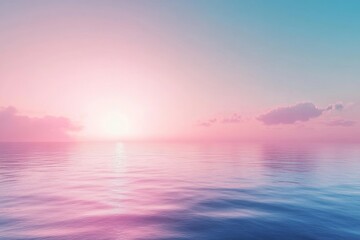 pink sunset in the sea, vector background wallpaper