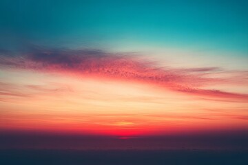 Fototapeta premium sunset over the sea