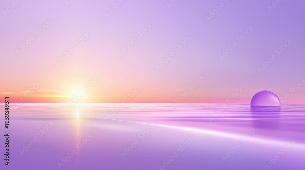 Poster a smooth purple gradient background transitioning from dark violet to soft lavender, creating a calm