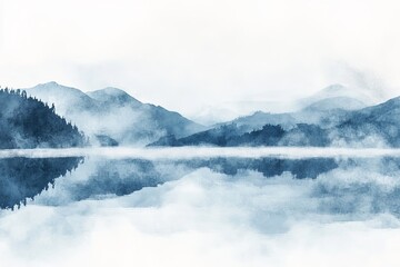 Fototapeta premium watercolor calming vector background, gradient, wallpaper, desktop background