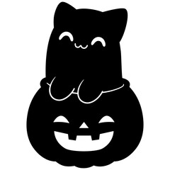 Cartoon Cute Cat Ghost