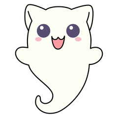Cartoon Cute Cat Ghost