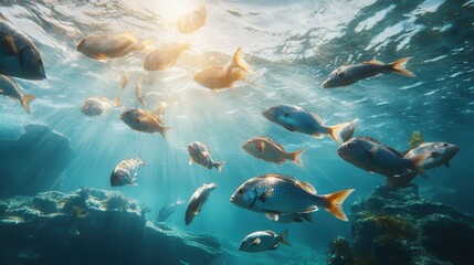 Fish play a vital role in aquatic food webs.