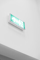 exit sign, green sign, emergency exit, safety sign, public signage, building safety, evacuation...