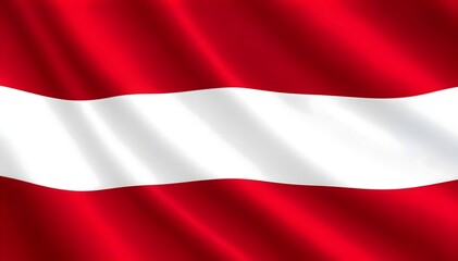 Flag of Austria waving beautifully. Austria flag for independence day
