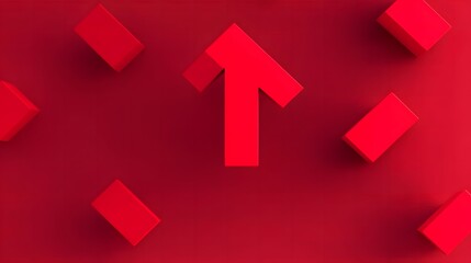 Abstract 3d rendering of geometric shapes. Modern background with simple forms. Minimalistic design for poster, cover, branding, banner, placard