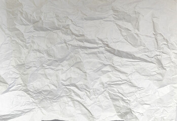 Crumpled White Paper Texture Rustic Design Background. Crinkled Paper Texture, Textured Background for Design