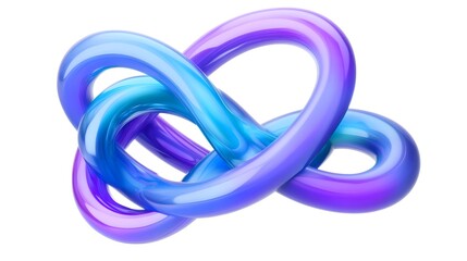 Fototapeta premium Abstract line, 3d render