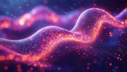 abstract wallpaper background screen, for business, for bank, for finance, for wall pictures, for photo frames, for office, for rooms. Abstract wave figure, graphic objects, purple pink luminous