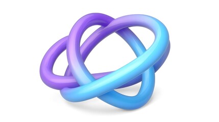 Abstract line, 3d render