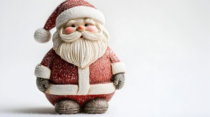 Whimsical Santa Figurine for Holiday Decor