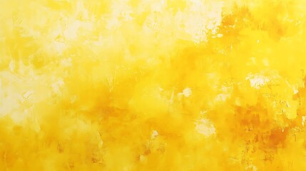 A bright, sunny yellow background with subtle, abstract shapes and a light, airy texture