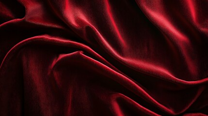 Fototapeta premium A rich, dark red background with a velvety texture, giving a luxurious and dramatic feel
