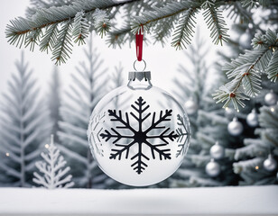 christmas decoration on a tree