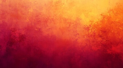 A vibrant, gradient background transitioning from fiery orange to deep crimson, with a smooth, blended effect