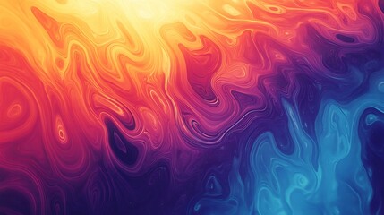 Obraz premium A vibrant, multi-colored background with swirling patterns and a gradient effect, creating a dynamic visual impact