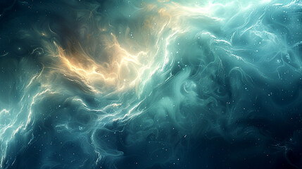 Obraz premium A mesmerizing cosmic swirl of colors ignites the darkness of deep space