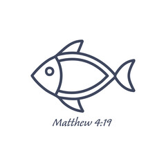 Christian faith, Typography for print or use as poster, card, flyer or T Shirt	