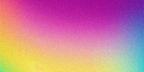 Colorful Gradient Background with Noise Texture Effects. glowing Vibrant grainy gradient background, colorful noise texture, retro banner poster cover backdrop header design.	