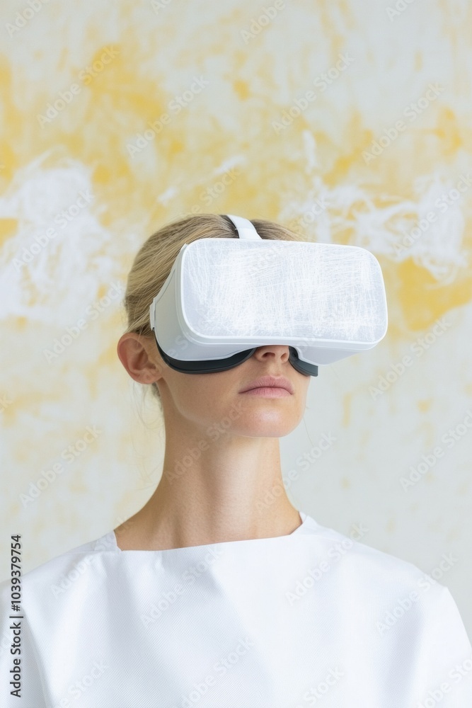 Aufkleber Augmented Reality and Data Visualization in Modern Research Labs