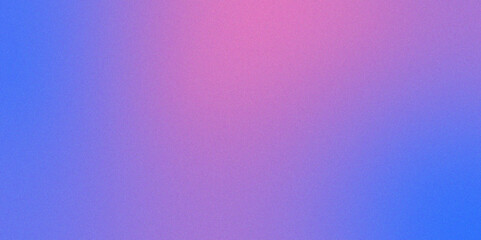 Digital grainy gradient with a colorful soft noise effect. Vintage Grunge Texture Pattern in blue and pink Tones for Artful Wallpaper. Gradient blur, noise, grain, texture abstract background.	