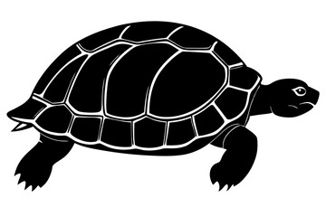 Tortoise icon | isolated vector silhouette illustration on white background