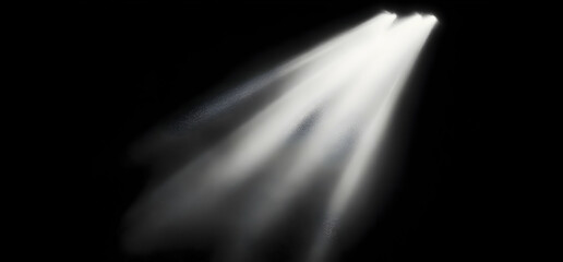 Soft Light in Dark Background Corner