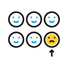 Vector multicolor icon for Odd