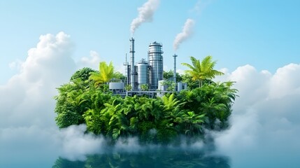 Green industry island