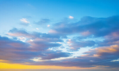 Obraz premium natural beautiful festive sky background