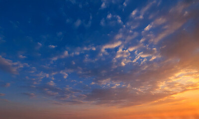 Obraz premium natural beautiful festive sky background