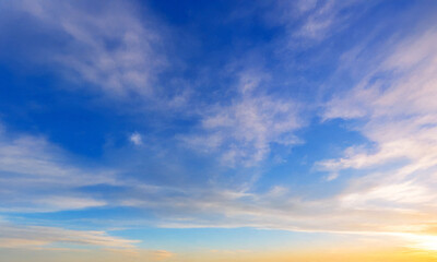 Obraz premium natural beautiful festive sky background