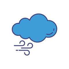 Wind vector icon stock illustration