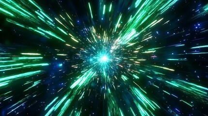 Fireworks exploding in perfect shape