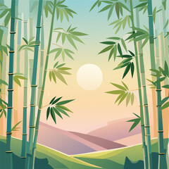 bamboo forest background