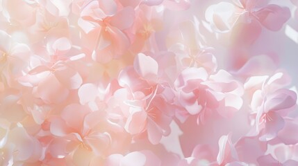 Elegant Floral Luxury Mockup for Skincare: Soft-focus Pastel Tones & Detailed Cinematic Light