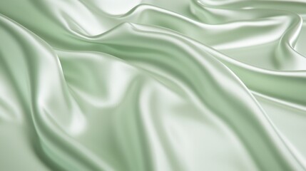 Fototapeta premium Serene Satin Luxury Backdrop for Skincare Products | Soft Illumination, Calming Atmosphere, Aesthetic Mockup