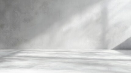 Minimalist Elegance: Luxurious Concrete Backdrop with Cinematic Lighting